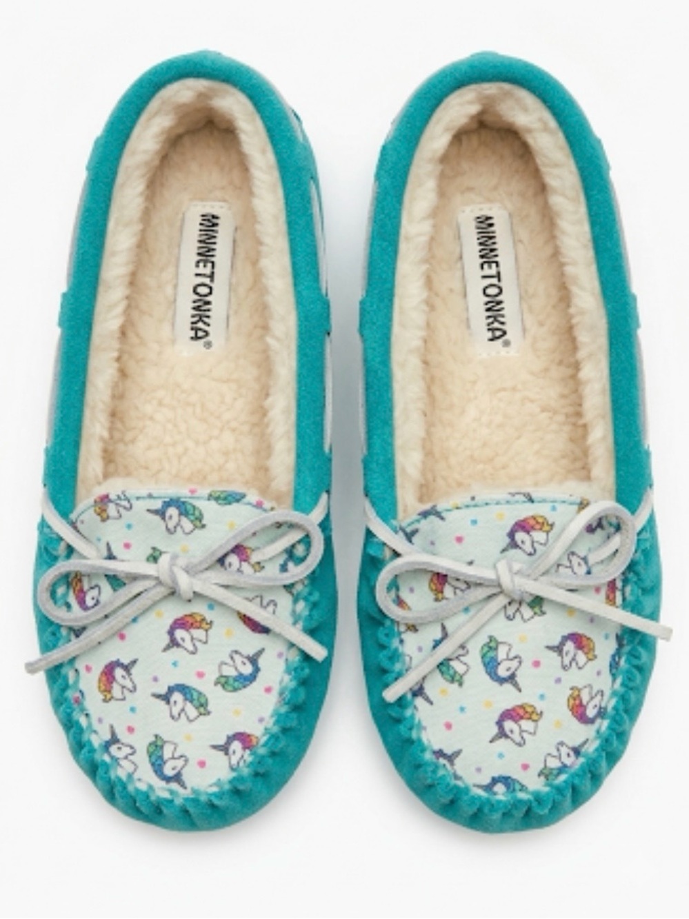 Minnetonka Kids Cassie Unicorn Moccasins Kids Size 3